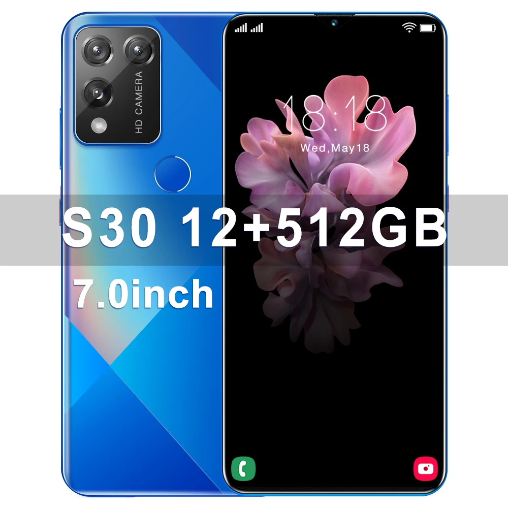 S30 7.0HD Inch 5800mah Andriod 10.0 Mtk6889 Smartphone Android 12Gb +512Gb Deca Core 24MP+48MP Fingerprint Face Id + Cellphone 
S30 7.0HD Inch 5800mah Andriod 10.0 Mtk6889 Smartphone Android 12Gb +512Gb Deca Core 24MP+48MP Fingerprint Face Id + Cellphone