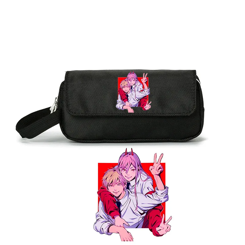 Anime Chainsaw Man Pencil Case Denji Power Cosplay Zipper Pen Cases Black Stationery Bag Cartoon Printed Storage Bag Kids Gift
Anime Chainsaw Man Pencil Case Denji Power Cosplay Zipper Pen Cases Black Stationery Bag Cartoon Printed Storage Bag Kids Gift