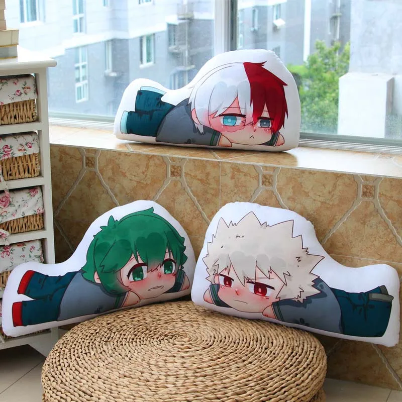 1pc 45cm Cartoon Anime Bakugou Katsuki Todoroki Shoto Midoriya Izuku Bolster Plush Boku my Hero Academia Pillow gift for child
1pc 45cm Cartoon Anime Bakugou Katsuki Todoroki Shoto Midoriya Izuku Bolster Plush Boku my Hero Academia Pillow gift for child