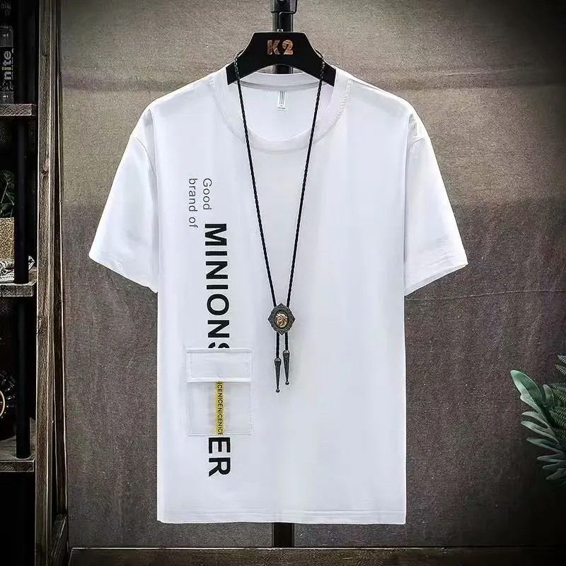 2021 Men's Summer New Short Sleeve T-shirt O-Neck Casual Fashion Camisa White T Shirt Mens Clothing Moda Hombre
2021 Men's Summer New Short Sleeve T-shirt O-Neck Casual Fashion Camisa White T Shirt Mens Clothing Moda Hombre