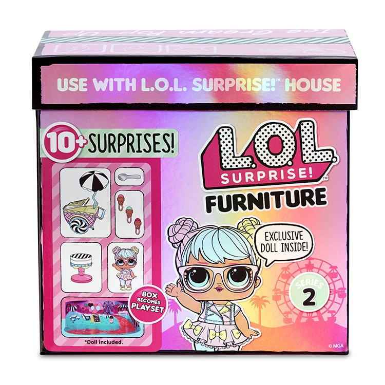 LOL Surprise Demolition Ball Furniture Set GIRL'S Play House Surprise Toys for children 561736 Season 2 Original Style random
LOL Surprise Demolition Ball Furniture Set GIRL'S Play House Surprise Toys for children 561736 Season 2 Original Style random