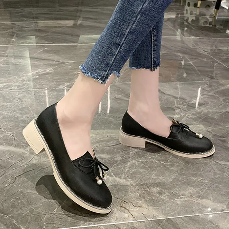 Женские лоферы, модные туфли-лодочки на толстом каблуке, с круглым носком, на шнуровке, универсальная и удобная обувь для ног в Корейском сти...
Женские лоферы, модные туфли-лодочки на толстом каблуке, с круглым носком, на шнуровке, универсальная и удобная обувь для ног в Корейском сти...