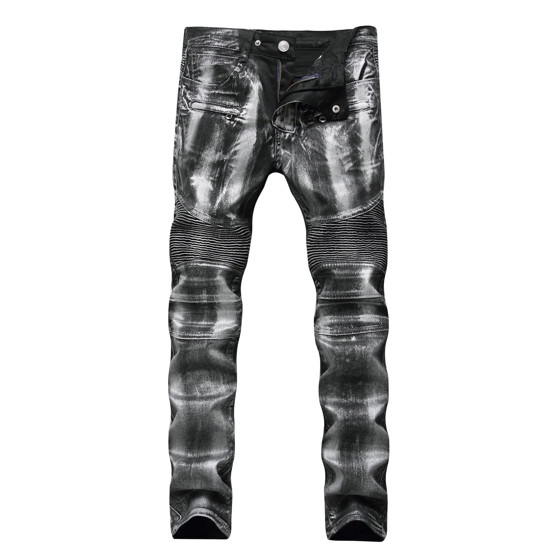 Men Straight Jeans Male Distressed Denim Pants Biker Jeans Ripped Jeans Winter Denim Pants
Men Straight Jeans Male Distressed Denim Pants Biker Jeans Ripped Jeans Winter Denim Pants
