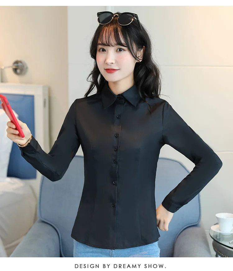 Spring Autumn Solid Color Women Blouse Fashion Korean Long Sleeve Slim White Tops Shirts Office Lady Blouses Plus Size 3xl Tops
Spring Autumn Solid Color Women Blouse Fashion Korean Long Sleeve Slim White Tops Shirts Office Lady Blouses Plus Size 3xl Tops