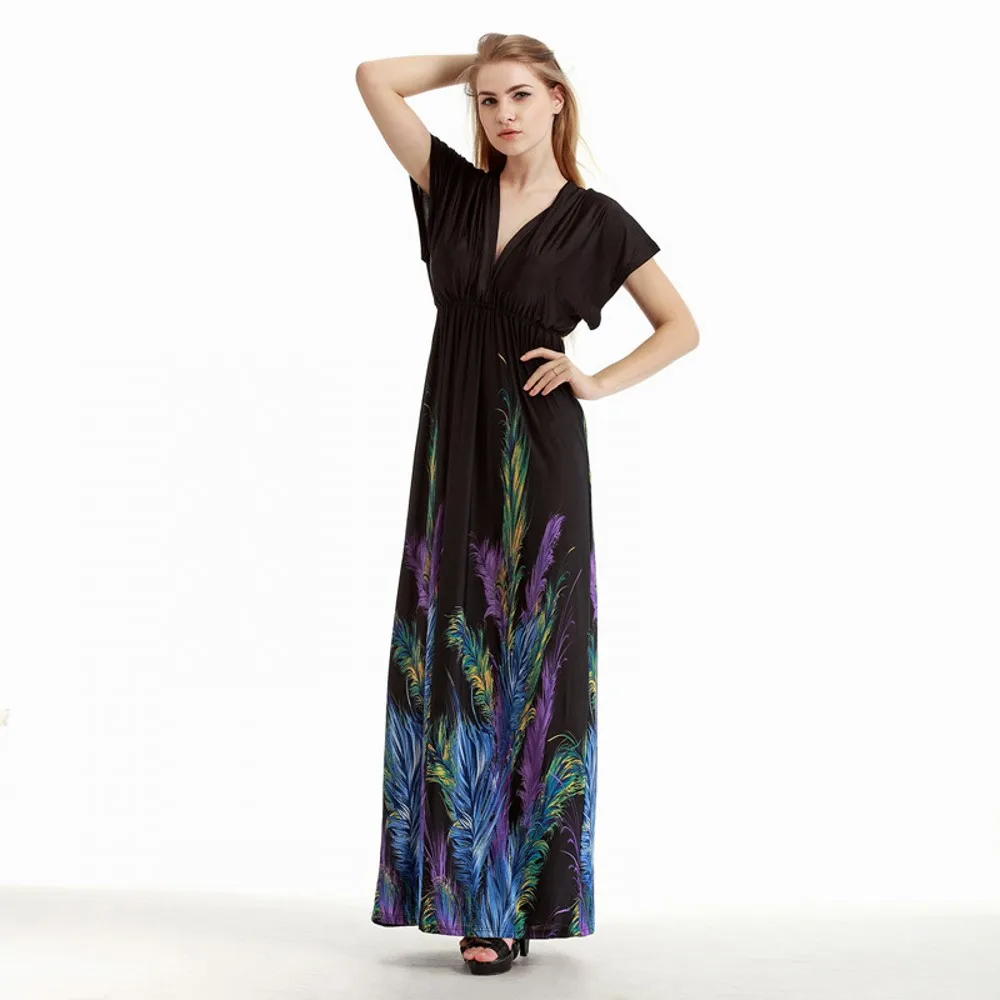Fashion New 2021 New Dress Bohemia MM Lengthened Plus Size Ice Silk Dress Elegant Vacation Beach Skirt Dress Beauty Show
Fashion New 2021 New Dress Bohemia MM Lengthened Plus Size Ice Silk Dress Elegant Vacation Beach Skirt Dress Beauty Show