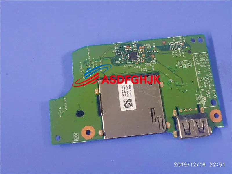 Для Dell Inspiron 15 7569 7778 Usb/sd кард ридер IO монтажная плата 01379X 1379x Y7TGP 100% дальнейшему