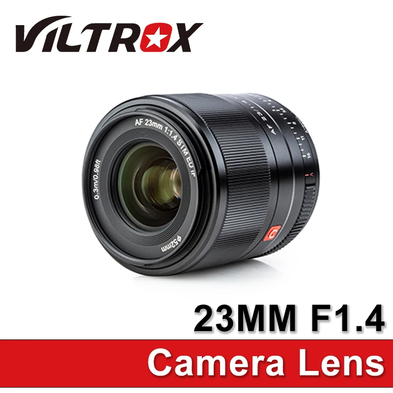 VILTROX 23mm F1.4 Fujifilm XF/Sony E-mount micro single camera lens High - light ring autofocus lens
VILTROX 23mm F1.4 Fujifilm XF/Sony E-mount micro single camera lens High - light ring autofocus lens