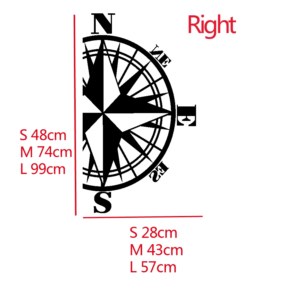 Large Size Compass Car Sticker Self-Adhesive Removable Stickers For Car Trunk Decal Scratch Cover Decals Auto Decoration 1 PCS
Large Size Compass Car Sticker Self-Adhesive Removable Stickers For Car Trunk Decal Scratch Cover Decals Auto Decoration 1 PCS