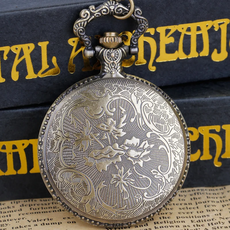 Кварцевые карманные часы с подвеской-цепочкой ожерелье на цепочке мужские и