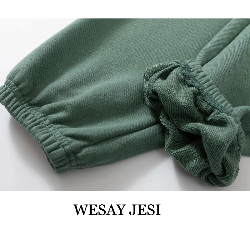 WESAY JESI Women's Tracksuit 2021 New Solid Color Sweatshirt Sports Suit Casual Sweatshirt Female Two Piece Set Harajuku
WESAY JESI Women's Tracksuit 2021 New Solid Color Sweatshirt Sports Suit Casual Sweatshirt Female Two Piece Set Harajuku