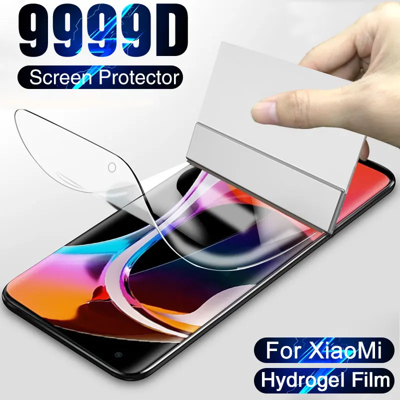 Гидрогелевая Защитная пленка для экрана Xiaomi Mi Note 10 Lite 11 10T Ultra 9 8 телефона Redmi Pro Max 9S