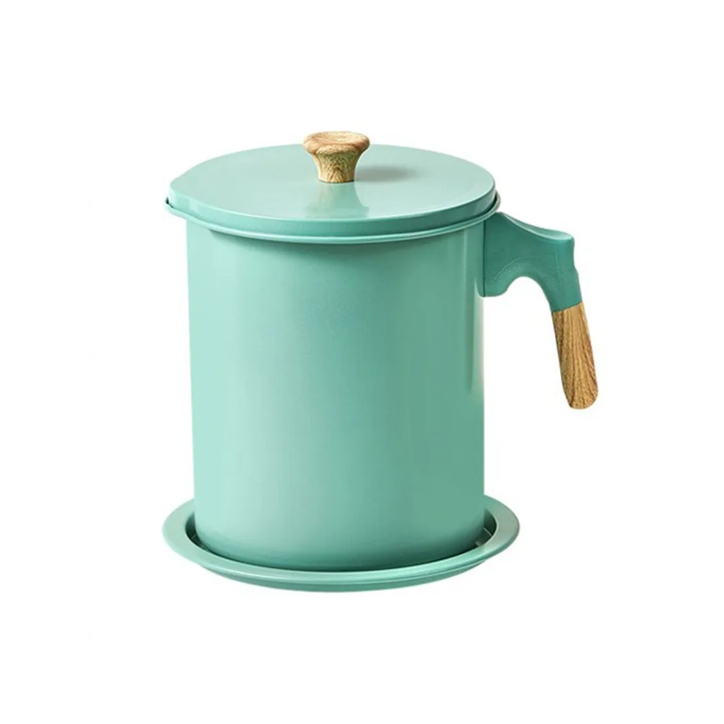 1 X Oil Strainer 14*15cm Aluminum & Stainless Steel Cooking Oil Storage Strainer Grease Pot Filter Can
1 X Oil Strainer 14*15cm Aluminum & Stainless Steel Cooking Oil Storage Strainer Grease Pot Filter Can