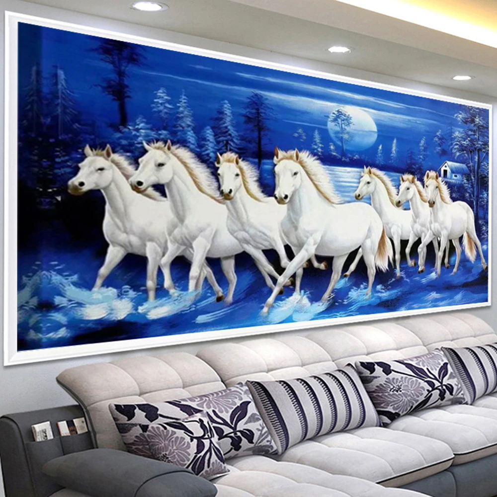 Full Round Diamond 5D DIY Diamond Painting Run the horse Diamond Embroidery Cross Stitch Rhinestone Mosaic Home Decorations
Full Round Diamond 5D DIY Diamond Painting Run the horse Diamond Embroidery Cross Stitch Rhinestone Mosaic Home Decorations
