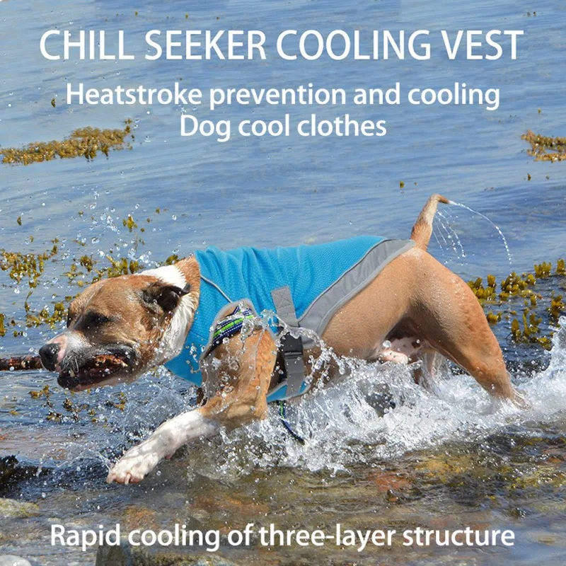 Summer Dog Cooling Vest Clothes Cooling Harness For Dogs Adjustable Mesh Vest coat Quick Release Pet dog clothes
Summer Dog Cooling Vest Clothes Cooling Harness For Dogs Adjustable Mesh Vest coat Quick Release Pet dog clothes