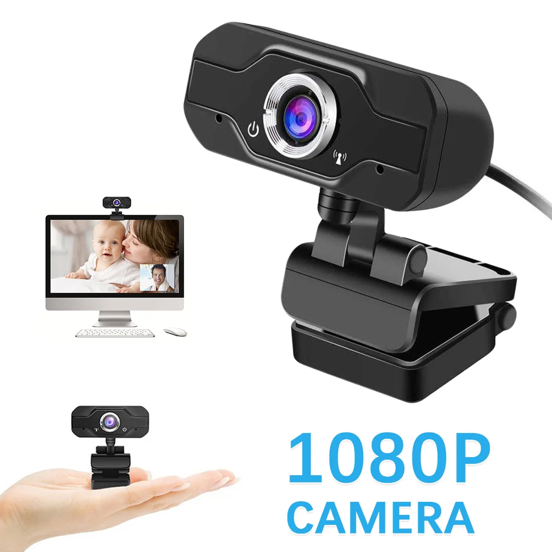 1080P/720P Webcam 30fps HD Streaming Video Live Broadcast Camera Built-in Stereo Digital Microphone USB For PC Computer Skype
1080P/720P Webcam 30fps HD Streaming Video Live Broadcast Camera Built-in Stereo Digital Microphone USB For PC Computer Skype