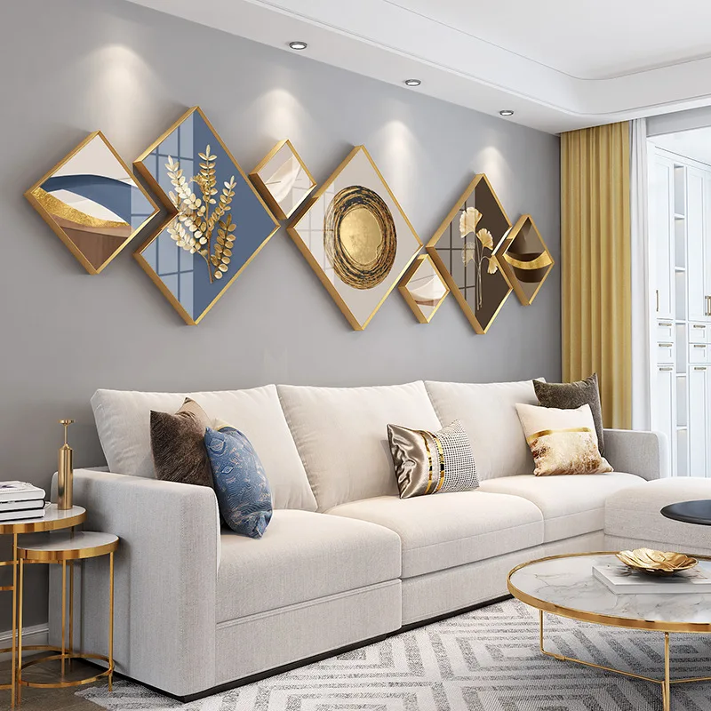 Modern Light Luxury Photo Frame Combination Hanging Wall Painting For Living Room Sofa Background Decor Picture Home Decoration
Modern Light Luxury Photo Frame Combination Hanging Wall Painting For Living Room Sofa Background Decor Picture Home Decoration