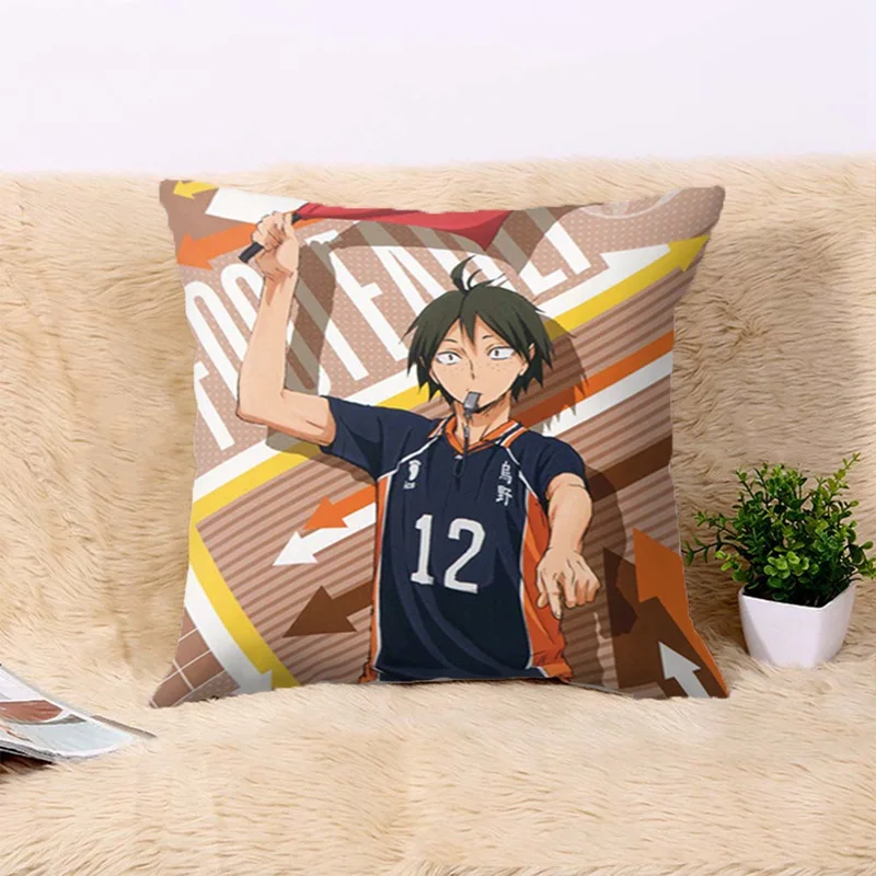 Anime Haikyuu!! Hinata Shouyou Kozume Kenma Double-Sided Printing Pillowcase Volleyball Junior Cartoon Pillow Cushion Cover
Anime Haikyuu!! Hinata Shouyou Kozume Kenma Double-Sided Printing Pillowcase Volleyball Junior Cartoon Pillow Cushion Cover