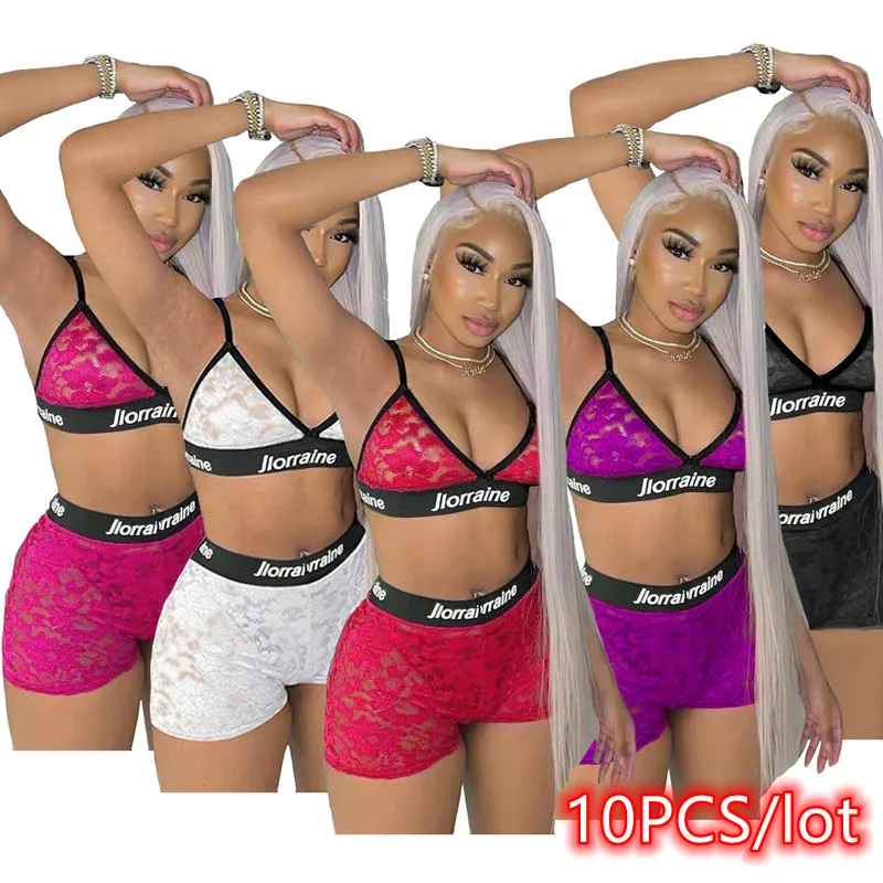 10PCS Bikini Set Women Two Piece Set Lace Sexy Hollow Out Underwear See Through Beach Activewear Club Outfits Whoelsale lots
10PCS Bikini Set Women Two Piece Set Lace Sexy Hollow Out Underwear See Through Beach Activewear Club Outfits Whoelsale lots