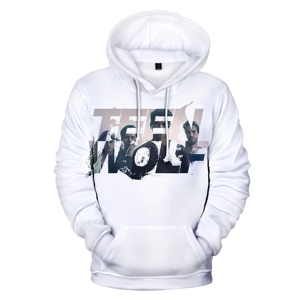 

TV Series TEEN WOLF Hoodies Men Women Sweatshirt Scott Mccall Fashion Hoodie Hip Hop Outwear 3D Stiles Stilinski Casual Tops