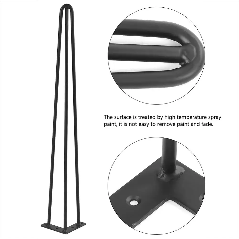 4Pcs Iron Table Metal Legs Table Desk Legs 28/30 inch Coffee Table Chair Laptop Desk hairpin legs Anti Slip DIY Furniture Legs
4Pcs Iron Table Metal Legs Table Desk Legs 28/30 inch Coffee Table Chair Laptop Desk hairpin legs Anti Slip DIY Furniture Legs