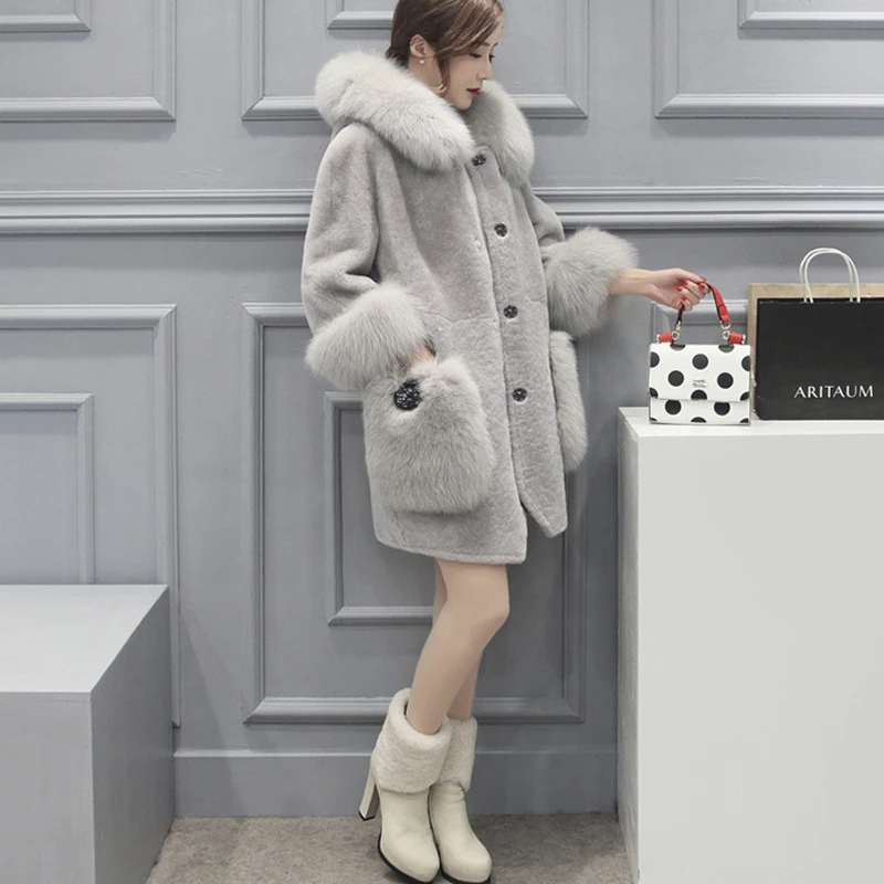 Lugentolo Plus Size Faux Fur Coat Women Winter Fashion Warm Single Breasted Hooded 3/4 Sleeve Coats
Lugentolo Plus Size Faux Fur Coat Women Winter Fashion Warm Single Breasted Hooded 3/4 Sleeve Coats