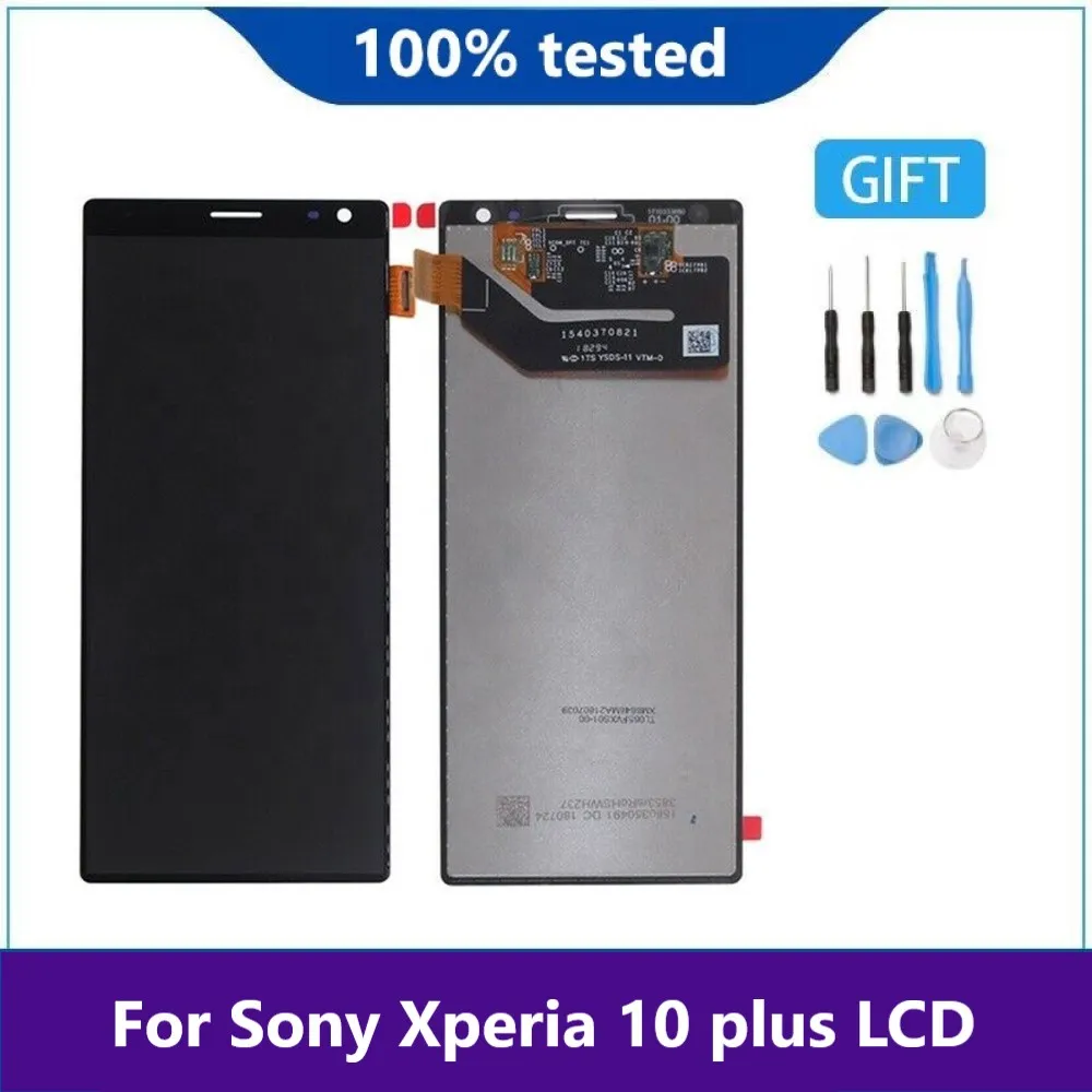 Оригинальный новый дисплей 6,5 дюйма для Sony Xperia 10 plus, ЖК-экран с сенсорным дигитайзером в сборе, протестированный ЖК-экран pantalla
Оригинальный новый дисплей 6,5 дюйма для Sony Xperia 10 plus, ЖК-экран с сенсорным дигитайзером в сборе, протестированный ЖК-экран pantalla