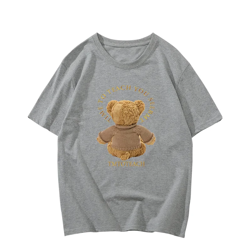 Cartoon Print T Shirts Woman Girls Summer Cute Animal Bear Short Sleeve Graphic Harajuku Casual Loose Lady T-shirt Tee Top 
Cartoon Print T Shirts Woman Girls Summer Cute Animal Bear Short Sleeve Graphic Harajuku Casual Loose Lady T-shirt Tee Top