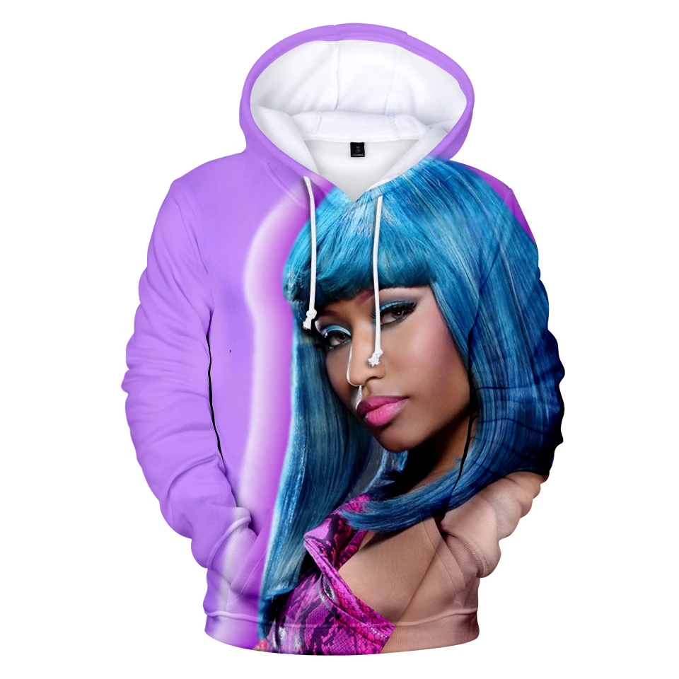 Персональные толстовки Nicki Minaj женские и мужские высококачественные пуловеры