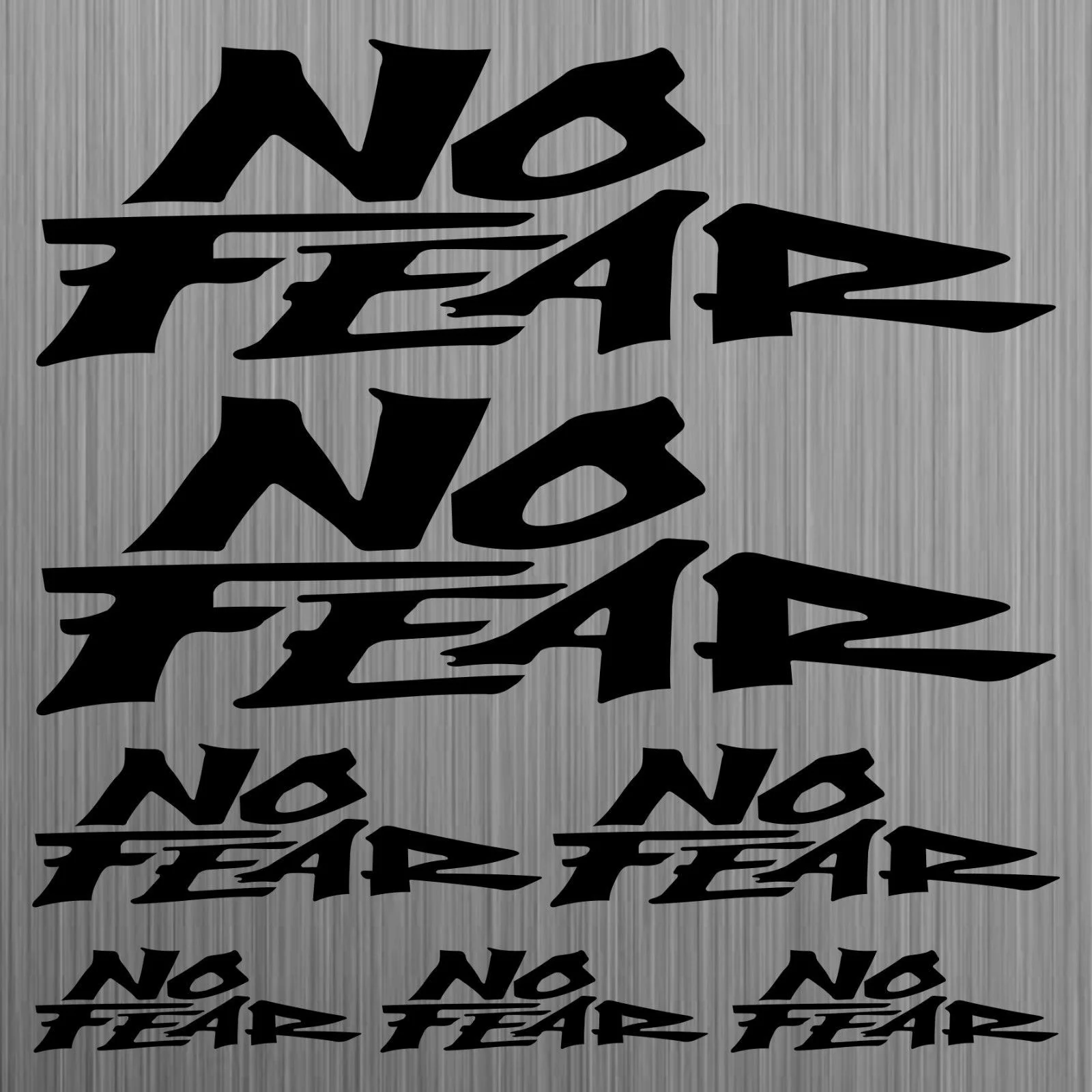 For NO FEAR sticker tuning auto motorcycle car decal 7 Pieces Car Styling 
For NO FEAR sticker tuning auto motorcycle car decal 7 Pieces Car Styling