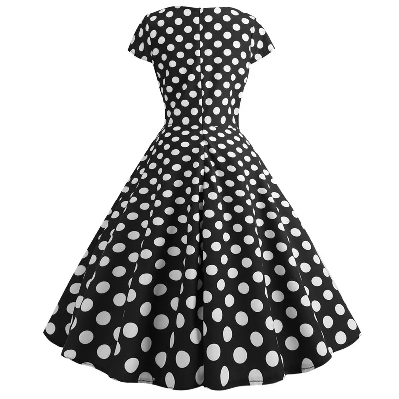 2020 Summer Dress Women Vintage Dress Casual Polka Dot Print A-Line Party Dresses Sexy V-neck Short Sleeve Mini Dress Fashion
2020 Summer Dress Women Vintage Dress Casual Polka Dot Print A-Line Party Dresses Sexy V-neck Short Sleeve Mini Dress Fashion