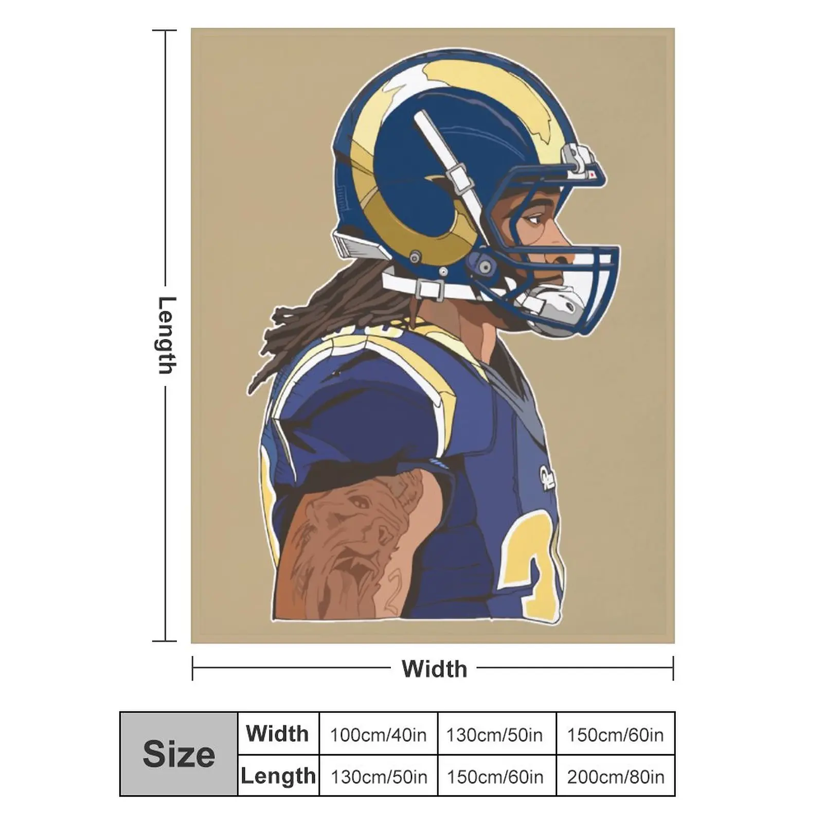 Blanket 30 Todd Gurley (0) Ultra Soft Micro Fleece Cozy Lightweight Microfiber Flannel All Season Living Room Bedroom Vertical
Blanket 30 Todd Gurley (0) Ultra Soft Micro Fleece Cozy Lightweight Microfiber Flannel All Season Living Room Bedroom Vertical