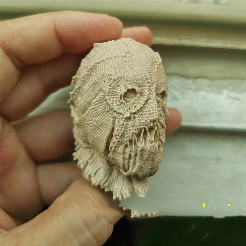 Scale 1/6 For collection Unpainted Scarecrow Head Sculpt Jonathan Crane Head Carved Model Toys Gift for 12inche male body
Scale 1/6 For collection Unpainted Scarecrow Head Sculpt Jonathan Crane Head Carved Model Toys Gift for 12inche male body