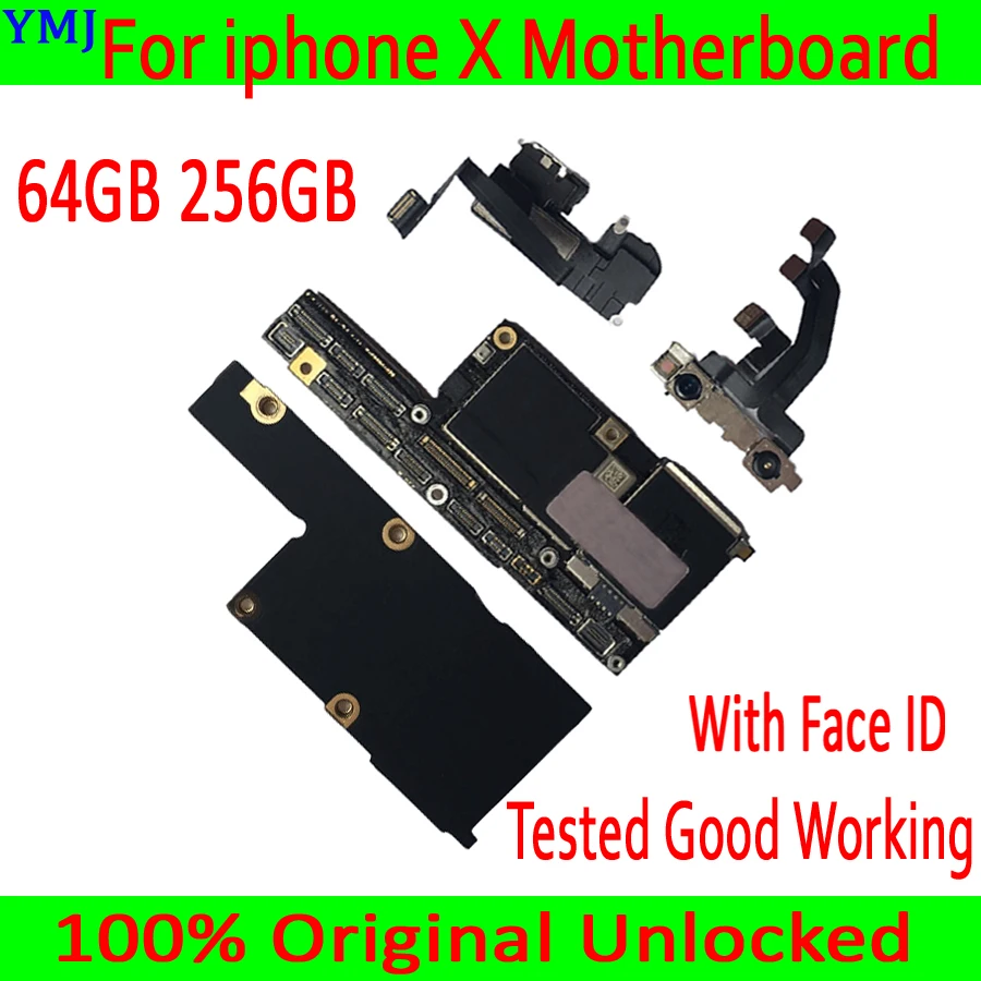 Материнская плата для iPhone X, бесплатный icloud, логическая плата с/без распознавания лица, 100% оригинал, разблокированная, хорошо протестированн...
Материнская плата для iPhone X, бесплатный icloud, логическая плата с/без распознавания лица, 100% оригинал, разблокированная, хорошо протестированн...