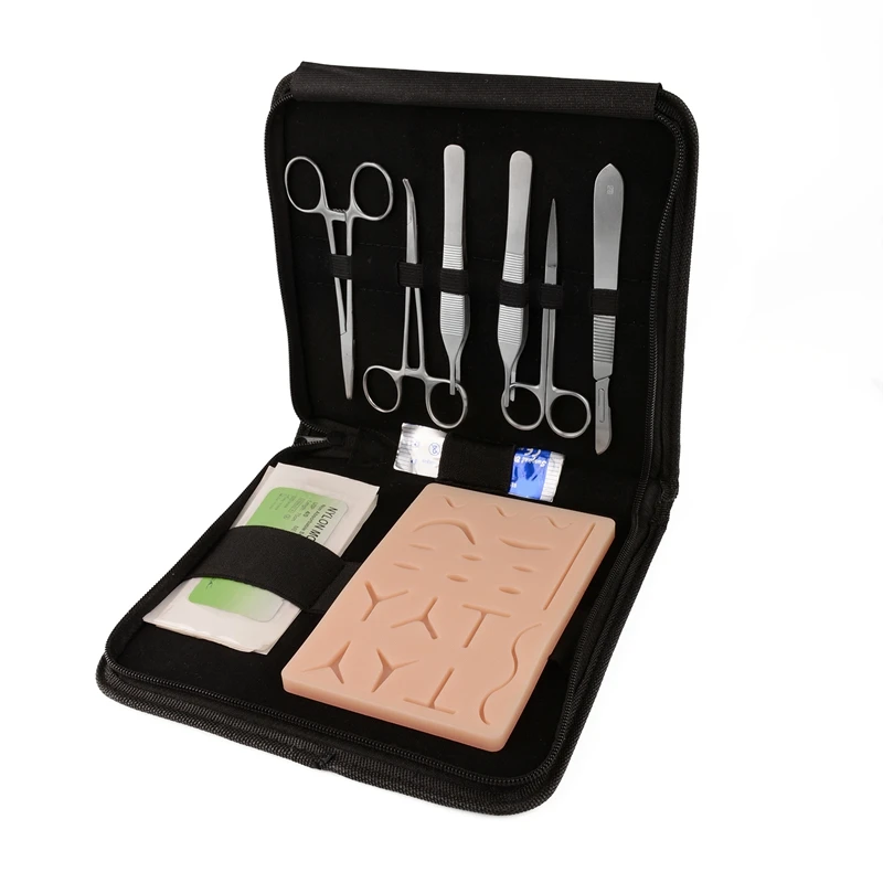 Suture Practice Pad Suture Skin Silicone Pad Complete Suture Practice Kit for Student Nurse Training Kit
Suture Practice Pad Suture Skin Silicone Pad Complete Suture Practice Kit for Student Nurse Training Kit