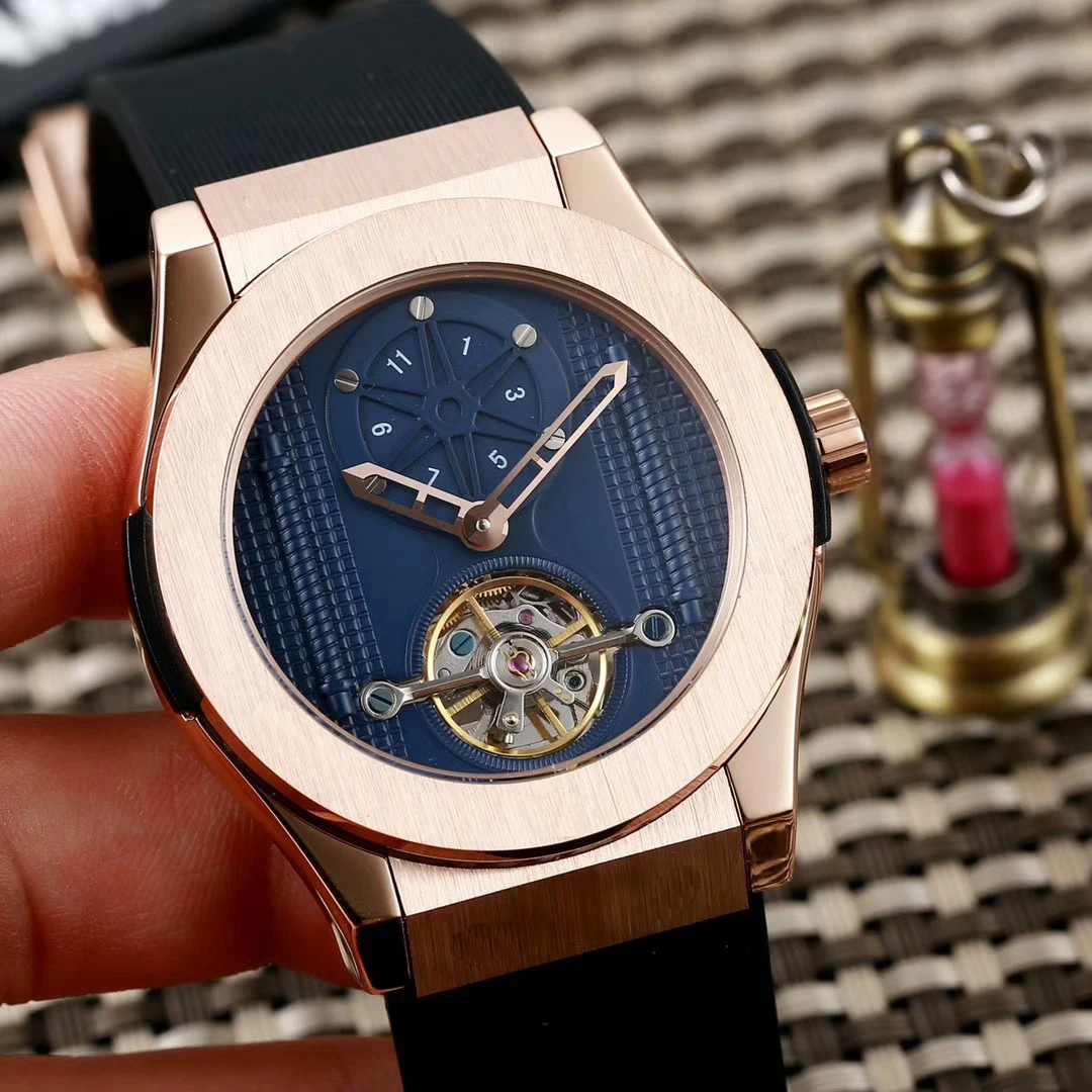 Luxury Brand New Men Rose Gold Automatic Mechanical Sapphire Tourbillon Watches Transparent Black Rubber Brown Leather Sport
Luxury Brand New Men Rose Gold Automatic Mechanical Sapphire Tourbillon Watches Transparent Black Rubber Brown Leather Sport