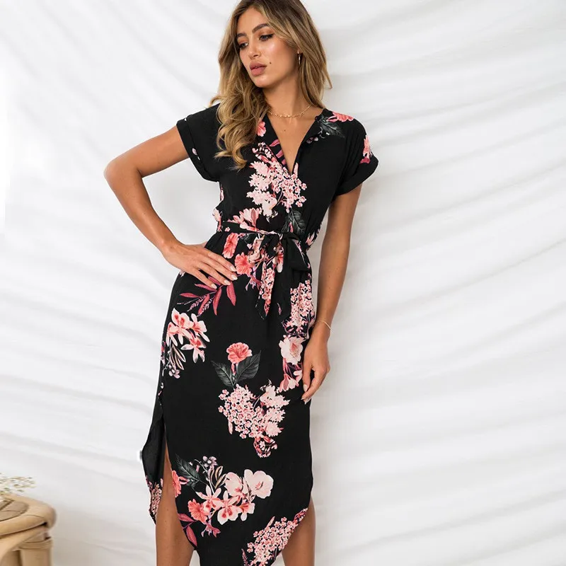 Summer Women Midi Party Dresses Fashion Stripe Geometric Print Irregular Long Dress Casual O-neck Short Sleeve Dress Vestidos
Summer Women Midi Party Dresses Fashion Stripe Geometric Print Irregular Long Dress Casual O-neck Short Sleeve Dress Vestidos