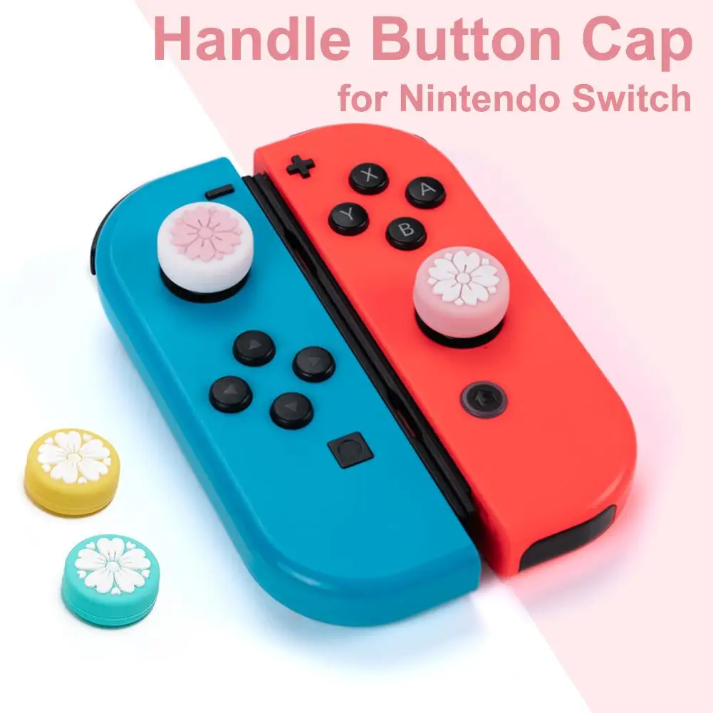 4PCS Sweet Flower Thumb Grip Caps ,Joystick Cap For Nintendo Switch & Lite Silicone Caps Cover For Nintendo Switch Accessories
4PCS Sweet Flower Thumb Grip Caps ,Joystick Cap For Nintendo Switch & Lite Silicone Caps Cover For Nintendo Switch Accessories