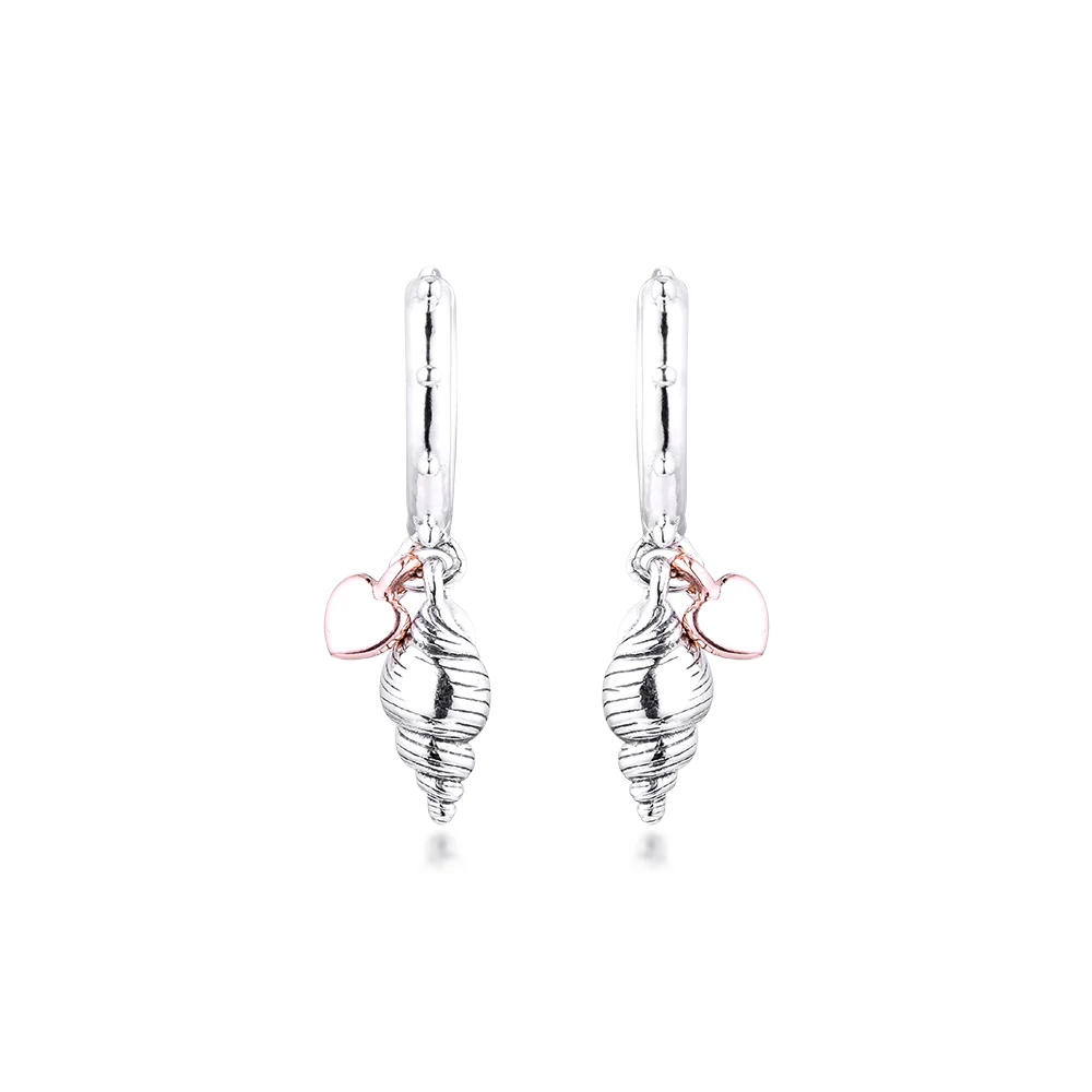 Authentic 925 Sterling Silver Earrings for Women Heart & Conch Shell Hoop Earrings Wedding Jewelry Ear Brincos Wholesale
Authentic 925 Sterling Silver Earrings for Women Heart & Conch Shell Hoop Earrings Wedding Jewelry Ear Brincos Wholesale
