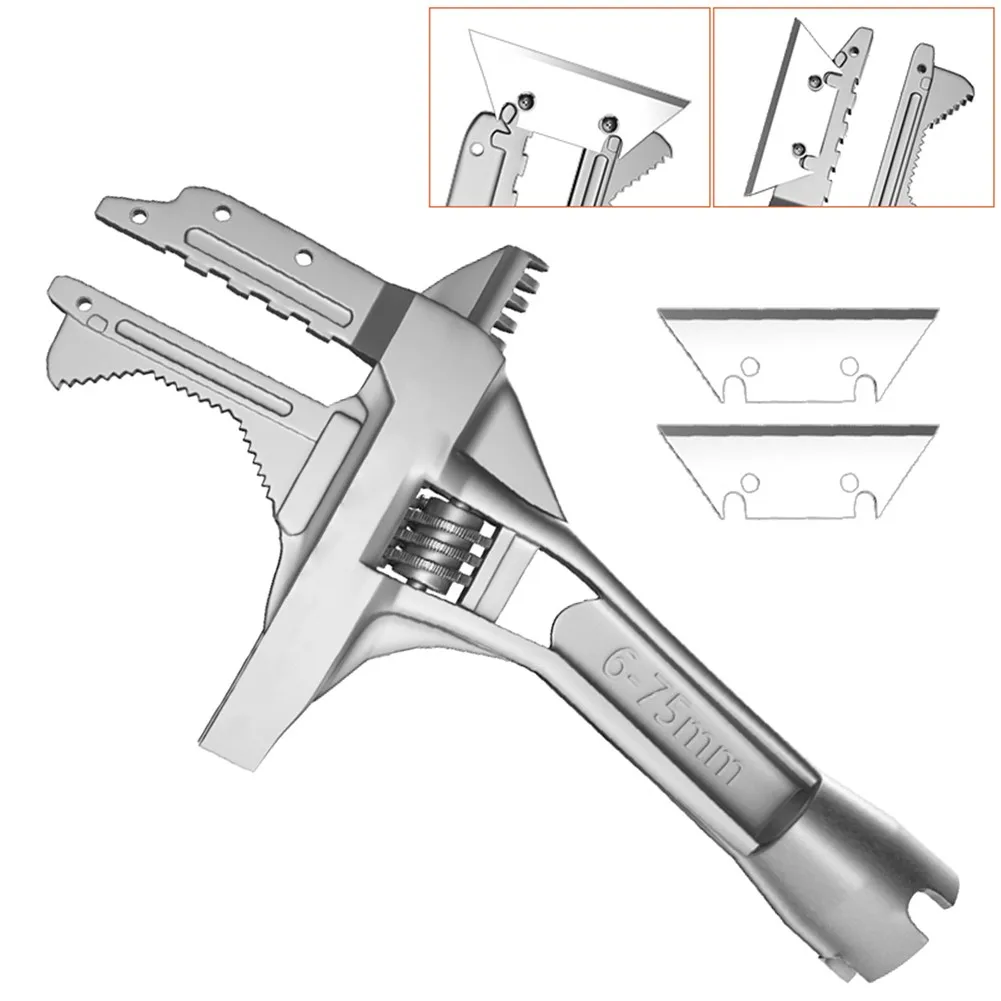 Sanitary Wrench Movable Tool Short Handle Large Multifunctiona Opener Combo Activity Universal Wrench Board Hand Plumbing Wrench
Sanitary Wrench Movable Tool Short Handle Large Multifunctiona Opener Combo Activity Universal Wrench Board Hand Plumbing Wrench