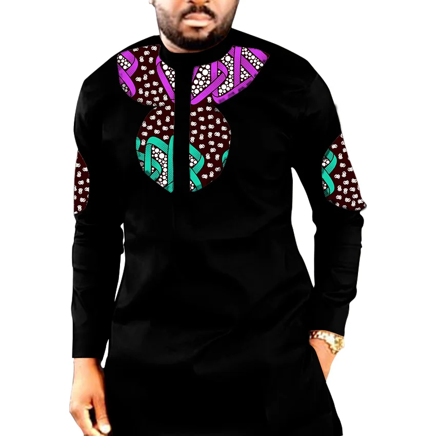 African print long shirts men's fashion patchwork slim fit dashiki clothes custom made Africa clothing
African print long shirts men's fashion patchwork slim fit dashiki clothes custom made Africa clothing