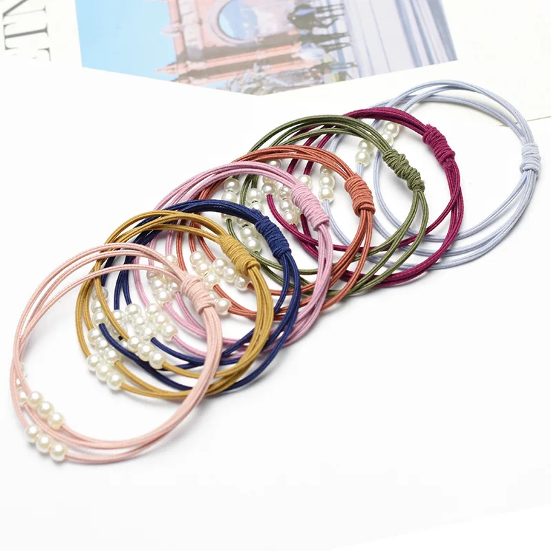 Pack 5pcs 2021 New Pearl String Hair Circle Korean Version Simple Small Hair Rope Headdress Hair Band Girls Accessories D005
Pack 5pcs 2021 New Pearl String Hair Circle Korean Version Simple Small Hair Rope Headdress Hair Band Girls Accessories D005