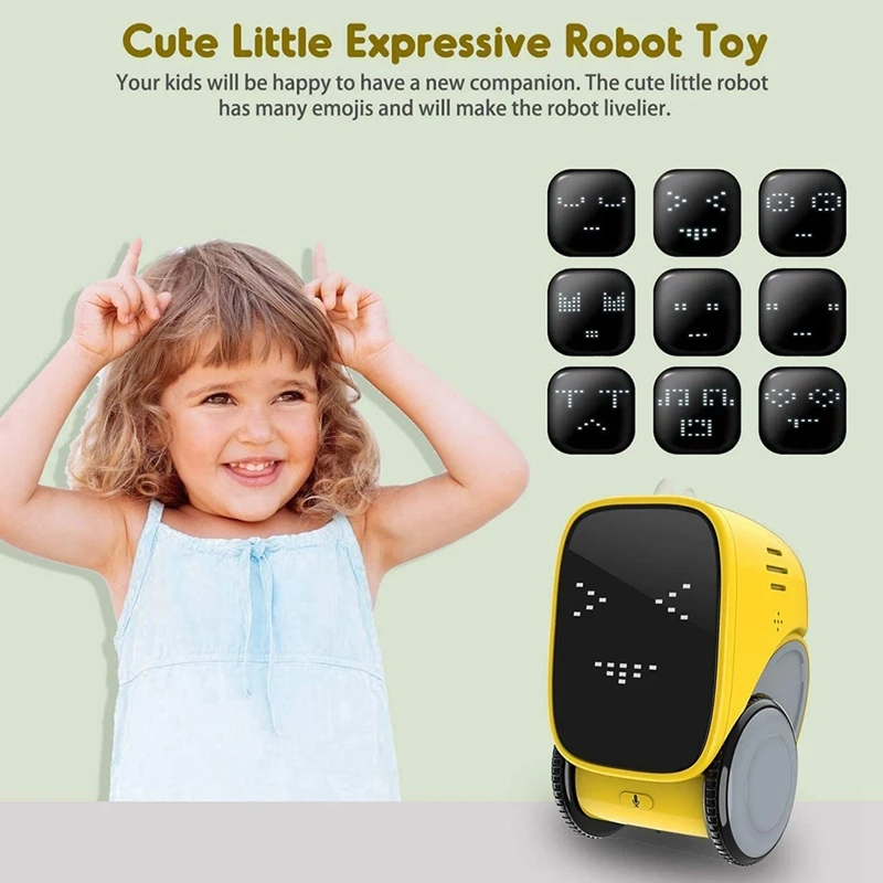 Smart Robot Toy, STEM Educational Toy, with Gesture Control, Voice Recording, Voice Control, Great Gift for Kids
Smart Robot Toy, STEM Educational Toy, with Gesture Control, Voice Recording, Voice Control, Great Gift for Kids