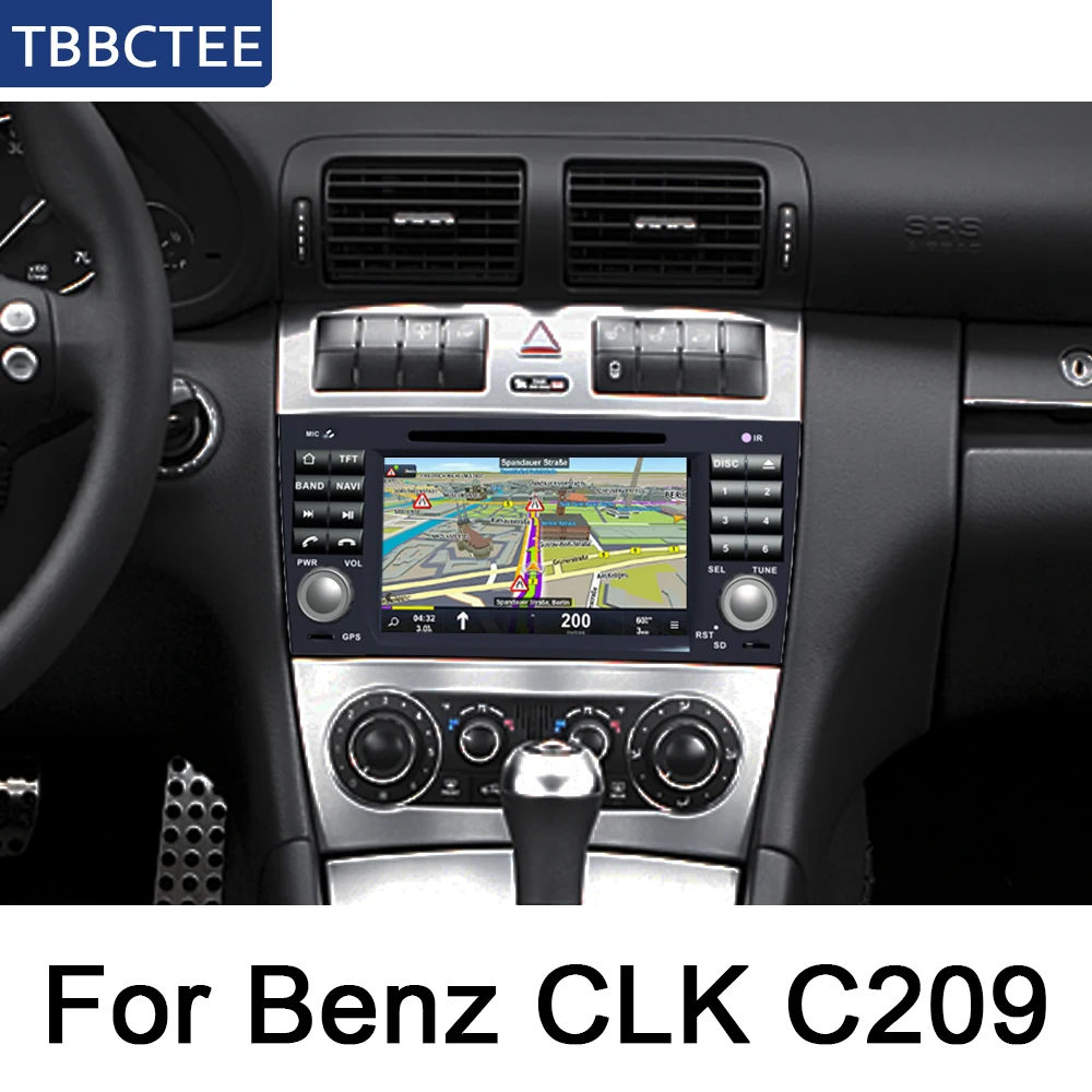 Автомобильный DVD GPS для Mercedes Benz CLK Class C209 A209 2000 ~ 2010 NTG Android Navi player навигация WiFi BT