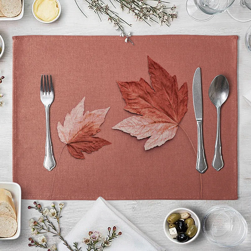 Leaves Art Stripes Printed Western-style Placemat Table Mat
Leaves Art Stripes Printed Western-style Placemat Table Mat