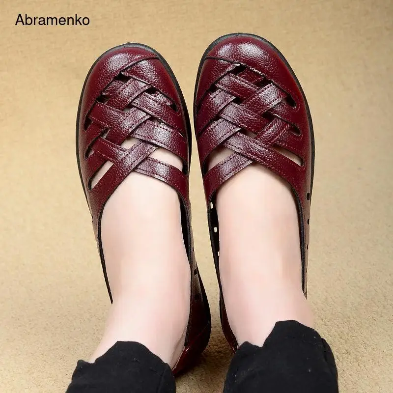 Breathable Flats Female Shoes Summer 2021 New Arrival Genuine Leather Flats Woman Leather Loafers Mom Casual Shoes
Breathable Flats Female Shoes Summer 2021 New Arrival Genuine Leather Flats Woman Leather Loafers Mom Casual Shoes