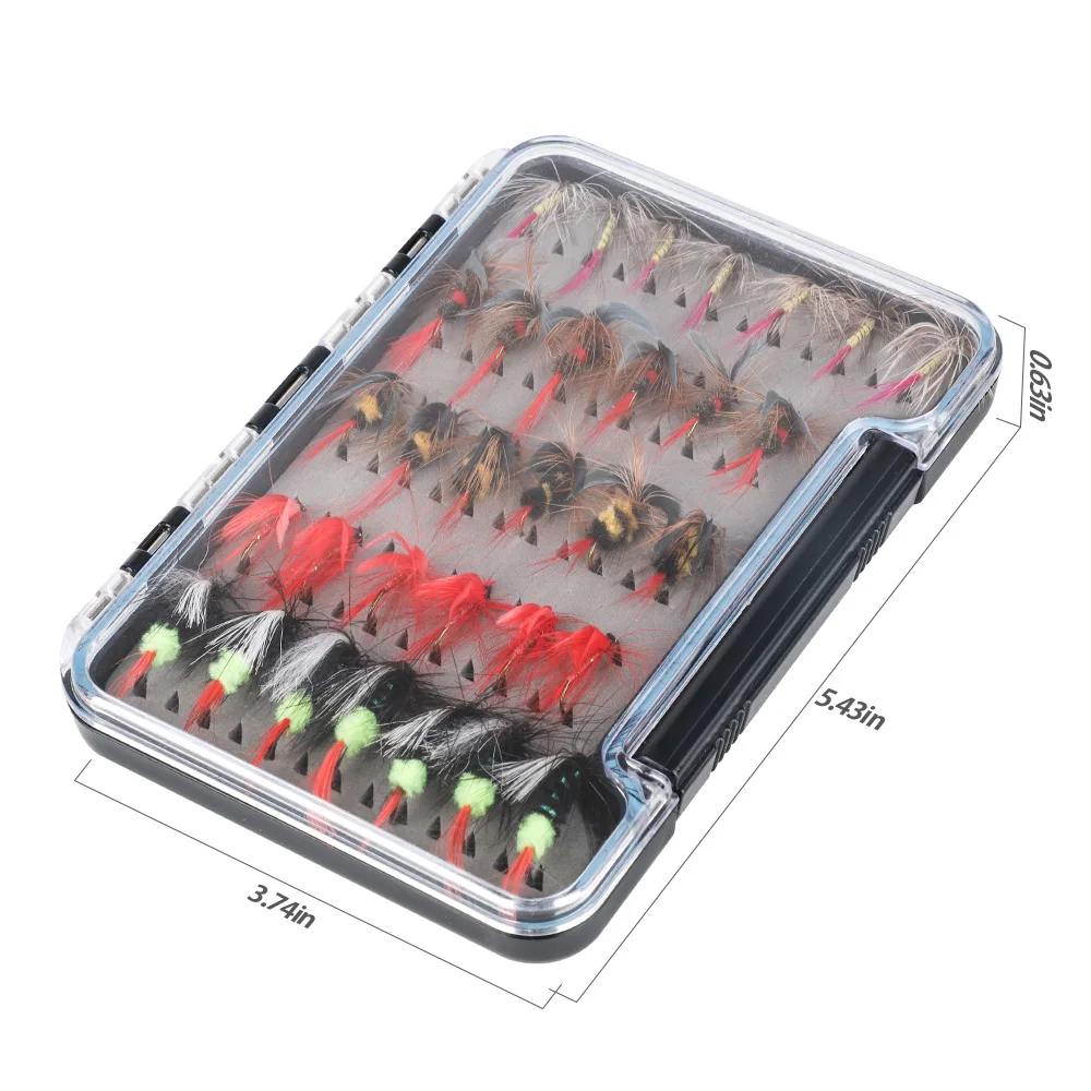 DONQL 32Pcs Flies Fly Fishing Lure Dry/Wet Flies Nymphs Fishing Lures Bait With Stainless Steel Fishing Crank Hook Fish Tackle
DONQL 32Pcs Flies Fly Fishing Lure Dry/Wet Flies Nymphs Fishing Lures Bait With Stainless Steel Fishing Crank Hook Fish Tackle
