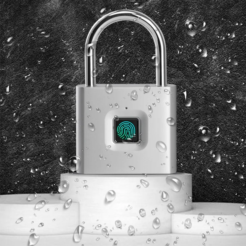 Keyless USB Rechargeable Door Lock Fingerprint Smart Padlock Quick Unlock Zinc Alloy Metal Self Developing Chip
Keyless USB Rechargeable Door Lock Fingerprint Smart Padlock Quick Unlock Zinc Alloy Metal Self Developing Chip