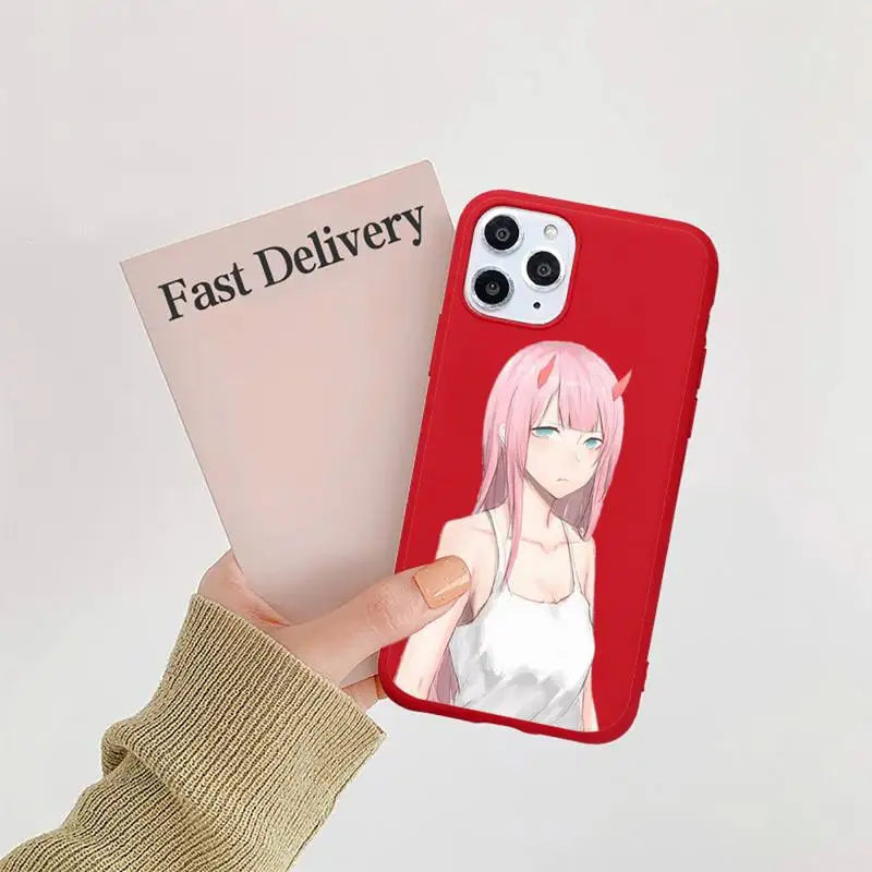 Zero Two the FranXX sexy girl Phone Case Red Candy Color for iPhone 11 12 mini pro XS MAX 8 7 6 6S Plus X SE 2020 XR
Zero Two the FranXX sexy girl Phone Case Red Candy Color for iPhone 11 12 mini pro XS MAX 8 7 6 6S Plus X SE 2020 XR