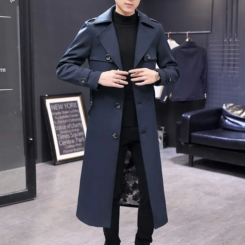 Men Full Sleeve Long Solid Color Windbreaker Spring And Autumn Outwear And Causal Style Overcoats
Men Full Sleeve Long Solid Color Windbreaker Spring And Autumn Outwear And Causal Style Overcoats