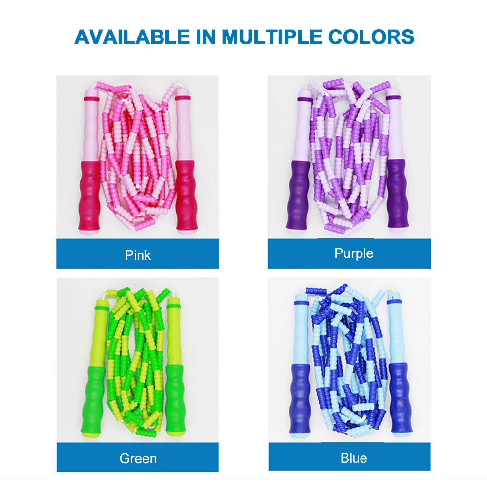 Lightweight Skipping Rope Plastic Handles Tangle-Free Cable 9.2ft Skipping Rope for Kids Fun and Fitness
Lightweight Skipping Rope Plastic Handles Tangle-Free Cable 9.2ft Skipping Rope for Kids Fun and Fitness